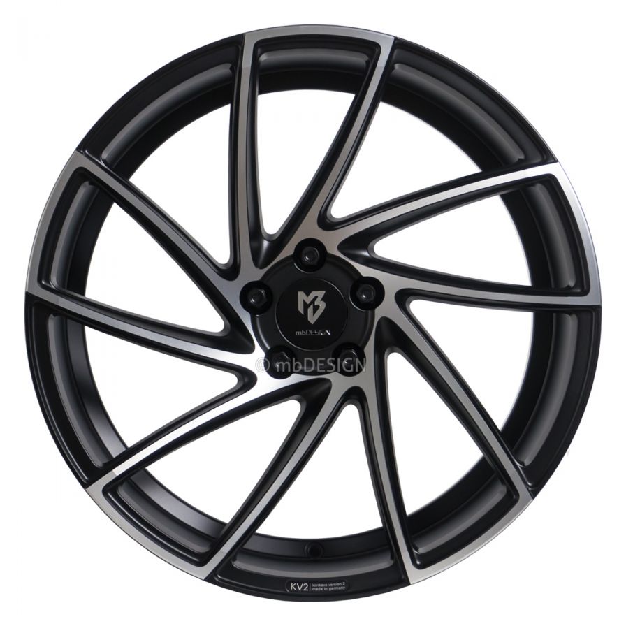 mbDESIGN<br>KV2 - Mattschwarz poliert (20x8.5)